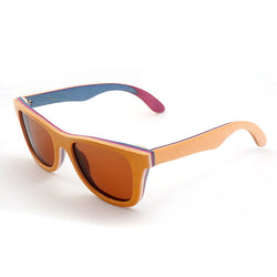Skateboard Wooden Sunglasses Polarized
