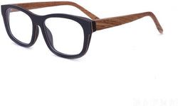 Bamboo Glasses Wood Men Changeable Transparent Lens-GAEA-Wood Frame EyeWear-GAEA-Wood Frame EyeWear Eco Friendly Sunglasses