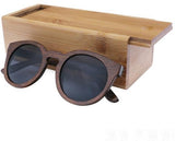 Bamboo Unisex Polarized Wooden Sunglasses-GAEA-Wood frame EyeWear-black lens-GAEA-Wood Frame EyeWear Eco Friendly Sunglasses