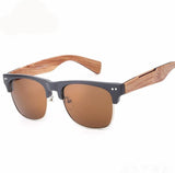 Classic Bamboo Sunglasses Men Sports Wood Temple-GAEA-Wood frame EyeWear-GAEA-Wood Frame EyeWear Eco Friendly Sunglasses