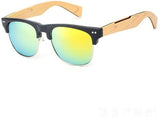 Classic Bamboo Sunglasses Men Sports Wood Temple-GAEA-Wood frame EyeWear-wood gold mercury-GAEA-Wood Frame EyeWear Eco Friendly Sunglasses