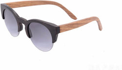 Ebony Wood Frame Zebra Temples Sunglasses Women-GAEA-Wood frame EyeWear-GAEA-Wood Frame EyeWear Eco Friendly Sunglasses