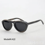 Full Rim Cat Eye Polarized Wood Sunglasses-GAEA-Wood frame EyeWear-GAEA-Wood Frame EyeWear Eco Friendly Sunglasses