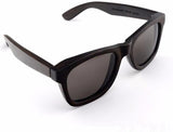 Handmade Ebony Wood Sunglasses Unisex Vintage Gray Polarized Lens-GAEA-Wood Frame EyeWear-GAEA-Wood Frame EyeWear Eco Friendly Sunglasses
