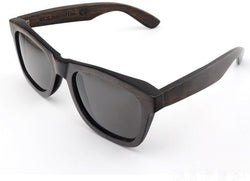 Handmade Ebony Wood Sunglasses Unisex Vintage Gray Polarized Lens-GAEA-Wood Frame EyeWear-GAEA-Wood Frame EyeWear Eco Friendly Sunglasses