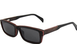 Handmade Rectangle Sunglasses Unisex Wooden Frame Mirrored Polarized Sunglasses-GAEA-Wood Frame EyeWear-GAEA-Wood Frame EyeWear Eco Friendly Sunglasses