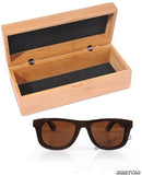handmade Small size Bamboo Sunglasses polarized,Women-GAEA-Wood frame EyeWear-brown lens with case 2-GAEA-Wood Frame EyeWear Eco Friendly Sunglasses