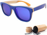 Handmade Unisex Sunglasses Skateboard wood Frame Polarized Lens UV400-GAEA-Wood Frame EyeWear-GAEA-Wood Frame EyeWear Eco Friendly Sunglasses