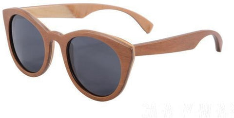 Handmade Wood Sunglasses Women Polarized Vintage-AvidShopper-grey glasses-GAEA-Wood Frame EyeWear Eco Friendly Sunglasses