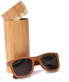New arrival Unisex skateboard wood sunglasses-GAEA-Wood frame EyeWear-black lens with case-GAEA-Wood Frame EyeWear Eco Friendly Sunglasses
