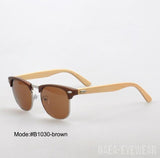 New arrival Unisex Sunglasses With Wooden Temple UVB UVA-GAEA-Wood frame EyeWear-brown-GAEA-Wood Frame EyeWear Eco Friendly Sunglasses