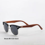 New arrival Unisex Sunglasses With Wooden Temple UVB UVA-GAEA-Wood frame EyeWear-GAEA-Wood Frame EyeWear Eco Friendly Sunglasses