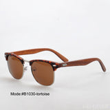 New arrival Unisex Sunglasses With Wooden Temple UVB UVA-GAEA-Wood frame EyeWear-GAEA-Wood Frame EyeWear Eco Friendly Sunglasses