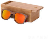 new arrival Women skateboard wood sunglasses Polarized,UV400-GAEA-Wood frame EyeWear-red lens with case 3-GAEA-Wood Frame EyeWear Eco Friendly Sunglasses