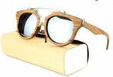 New Metal And Wood Luxury Women Sunglasses-GAEA-Wood Frame EyeWear-Mirror black-GAEA-Wood Frame EyeWear Eco Friendly Sunglasses