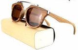 New Metal And Wood Luxury Women Sunglasses-GAEA-Wood Frame EyeWear-Brown-GAEA-Wood Frame EyeWear Eco Friendly Sunglasses