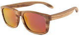 New Polarized Wooden Sunglasses Retro Vintage Handmade-GAEA-Wood Frame EyeWear-Light Brown-GAEA-Wood Frame EyeWear Eco Friendly Sunglasses