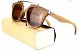 New Women Handmade Wooden Sunglasses Stainless Steel Spring Hinges Polarized Lens UV400-GAEA-Wood Frame EyeWear-Brown-GAEA-Wood Frame EyeWear Eco Friendly Sunglasses