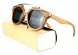 New Women Handmade Wooden Sunglasses Stainless Steel Spring Hinges Polarized Lens UV400-GAEA-Wood Frame EyeWear-Black-GAEA-Wood Frame EyeWear Eco Friendly Sunglasses