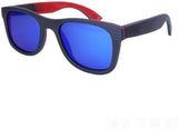 New wood Sunglasses Polarized women black Skateboard-GAEA-Wood frame EyeWear-blue lens-GAEA-Wood Frame EyeWear Eco Friendly Sunglasses