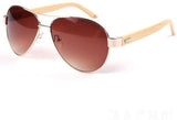 New Wooden Sunglasses Men Vintage Bamboo Uv400-GAEA-Wood frame EyeWear-C2-GAEA-Wood Frame EyeWear Eco Friendly Sunglasses