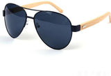 New Wooden Sunglasses Men Vintage Bamboo Uv400-GAEA-Wood frame EyeWear-GAEA-Wood Frame EyeWear Eco Friendly Sunglasses