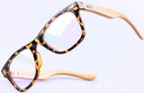 Optical Glasses unisex Handmade Bamboo reading glasses, all sizes reading glasses-GAEA-Wood frame EyeWear-leopard-GAEA-Wood Frame EyeWear Eco Friendly Sunglasses