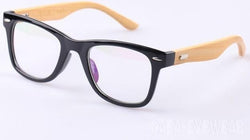 Optical Glasses unisex Handmade Bamboo reading glasses, all sizes reading glasses-GAEA-Wood frame EyeWear-bright black-GAEA-Wood Frame EyeWear Eco Friendly Sunglasses