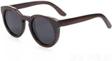 Polarized New Fashion Bamboo Sunglasses Women-GAEA-Wood frame EyeWear-black lens-GAEA-Wood Frame EyeWear Eco Friendly Sunglasses