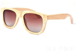 Polarized Sunglasses Wooden Men-AvidShopper-Bamboo w brown lens-GAEA-Wood Frame EyeWear Eco Friendly Sunglasses