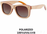 Polarized Wood Sunglasses Unisex Hand Made Vintage-GAEA-Wood Frame EyeWear-C6-GAEA-Wood Frame EyeWear Eco Friendly Sunglasses