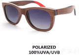 Polarized Wood Sunglasses Unisex Hand Made Vintage-GAEA-Wood Frame EyeWear-C 2-GAEA-Wood Frame EyeWear Eco Friendly Sunglasses