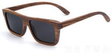 Polarized Wooden Sunglasses Mirrored Zebra Men & Women Sunglasses-AvidShopper-Black lens-GAEA-Wood Frame EyeWear Eco Friendly Sunglasses