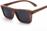 Polarized Wooden Sunglasses Mirrored Zebra Men & Women Sunglasses-AvidShopper-GAEA-Wood Frame EyeWear Eco Friendly Sunglasses