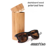 Skateboard Men Sunglasses Handmade  UV400 protection