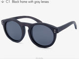 Handmade Wooden Sunglasses Polarized Classic rounded Unisex
