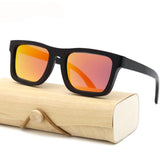 Black Wood Frame Sunglasses Men  Polarized Sun Glasses Eyewear