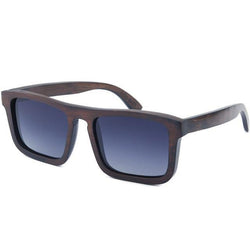 Black Wood Frame Sunglasses Men  Polarized Sun Glasses Eyewear