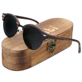 Vintage Rimless Mens Polarized Wood Sunglasses Unisex 100% UV