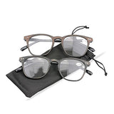 Wooden Reading Glasses Unisex   with Spring Hinge Arms Frames