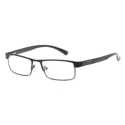High Quality MEN Titanium alloy reading glasses Non spherical 12 Layer Coated lenses reading glasses+1.0 -+4.0