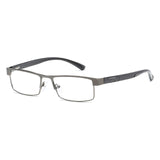 High Quality MEN Titanium alloy reading glasses Non spherical 12 Layer Coated lenses reading glasses+1.0 -+4.0