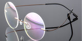 Rimless Titanium Reading Glasses ultra-light women  Presbyopic glasses +1.00 to +4.00
