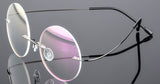 Rimless Titanium Reading Glasses ultra-light women  Presbyopic glasses +1.00 to +4.00