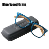 Oversized Wood Bamboo Frame Unisex Reading Glasses Full Rimmed  Presbyopia +0.5 1.5 to 4.0