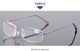 Rimless Men Titanium Alloy  Reading Glasses Fold  Square  Presbyopic Frameless Eyewear +1.0 +1.5 +2.0 +2.5
