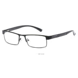 MEN Titanium Alloy Reading Glasses , Unisex Non Spherical 12 Layer Coated Lenses Eyeglasses (+1.0 +1.5 +2.0 +2.5 +3.0 +3.5+4.0 )