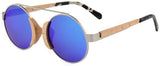 Round Frame Wooden Sunglasses Unisex Retro Handmade Wood Sunglasses