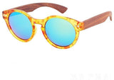 Luxury Round Wooden Sunglasses Women Polarized UV400-GAEA-Wood frame EyeWear-C14-GAEA-Wood Frame EyeWear Eco Friendly Sunglasses