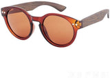 Luxury Round Wooden Sunglasses Women Polarized UV400-GAEA-Wood frame EyeWear-C3-GAEA-Wood Frame EyeWear Eco Friendly Sunglasses